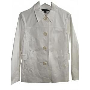 Lafayette 148 New York White Jacket - Size 6